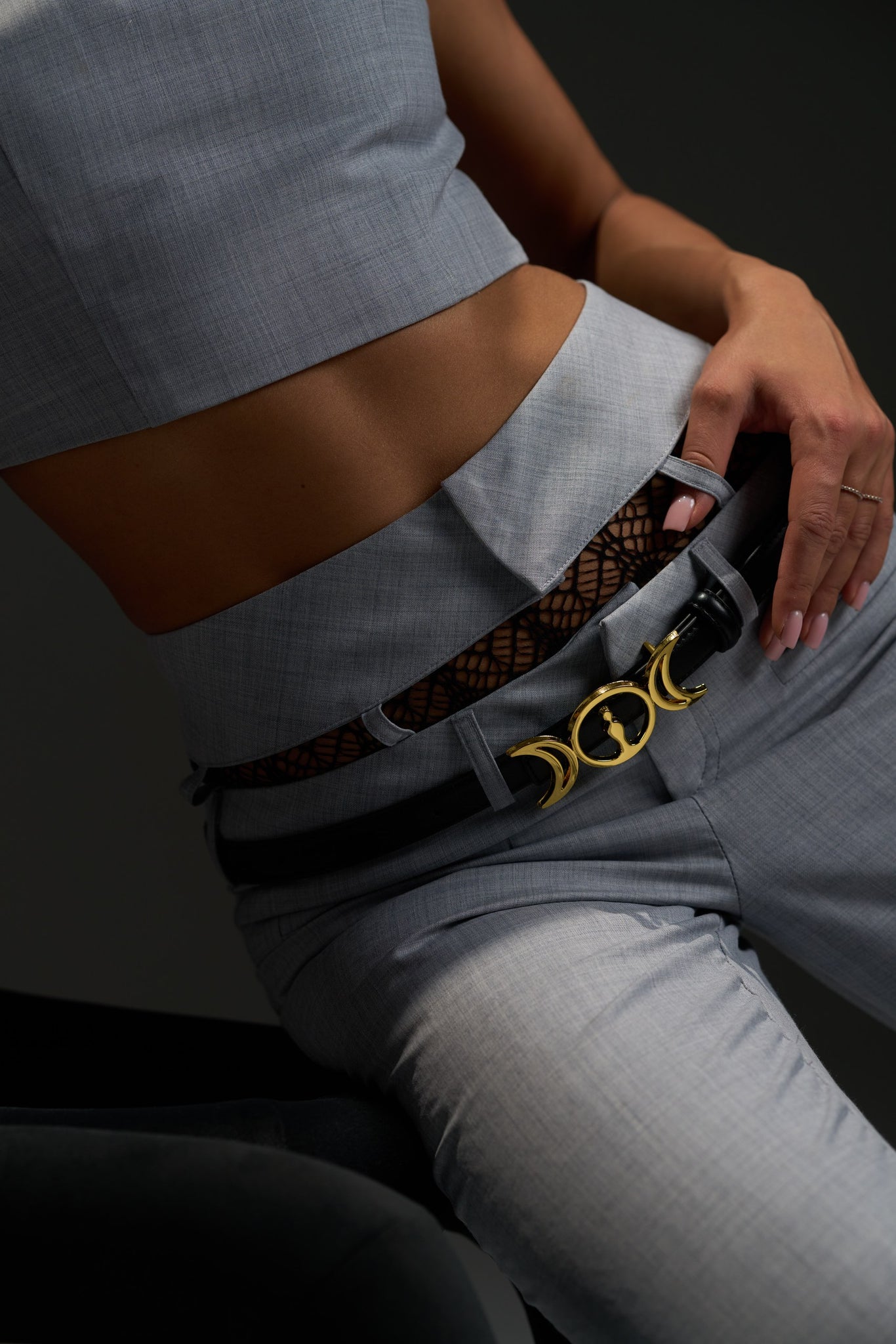 Grey Structured Suit with Pants - Limited Capsule