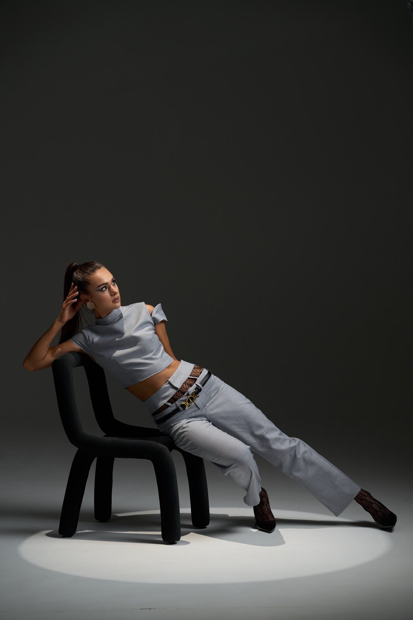 Grey Structured Suit with Pants - Limited Capsule