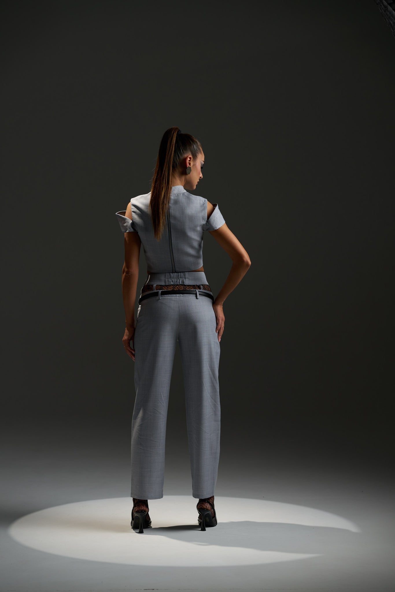 Grey Structured Suit with Pants - Limited Capsule