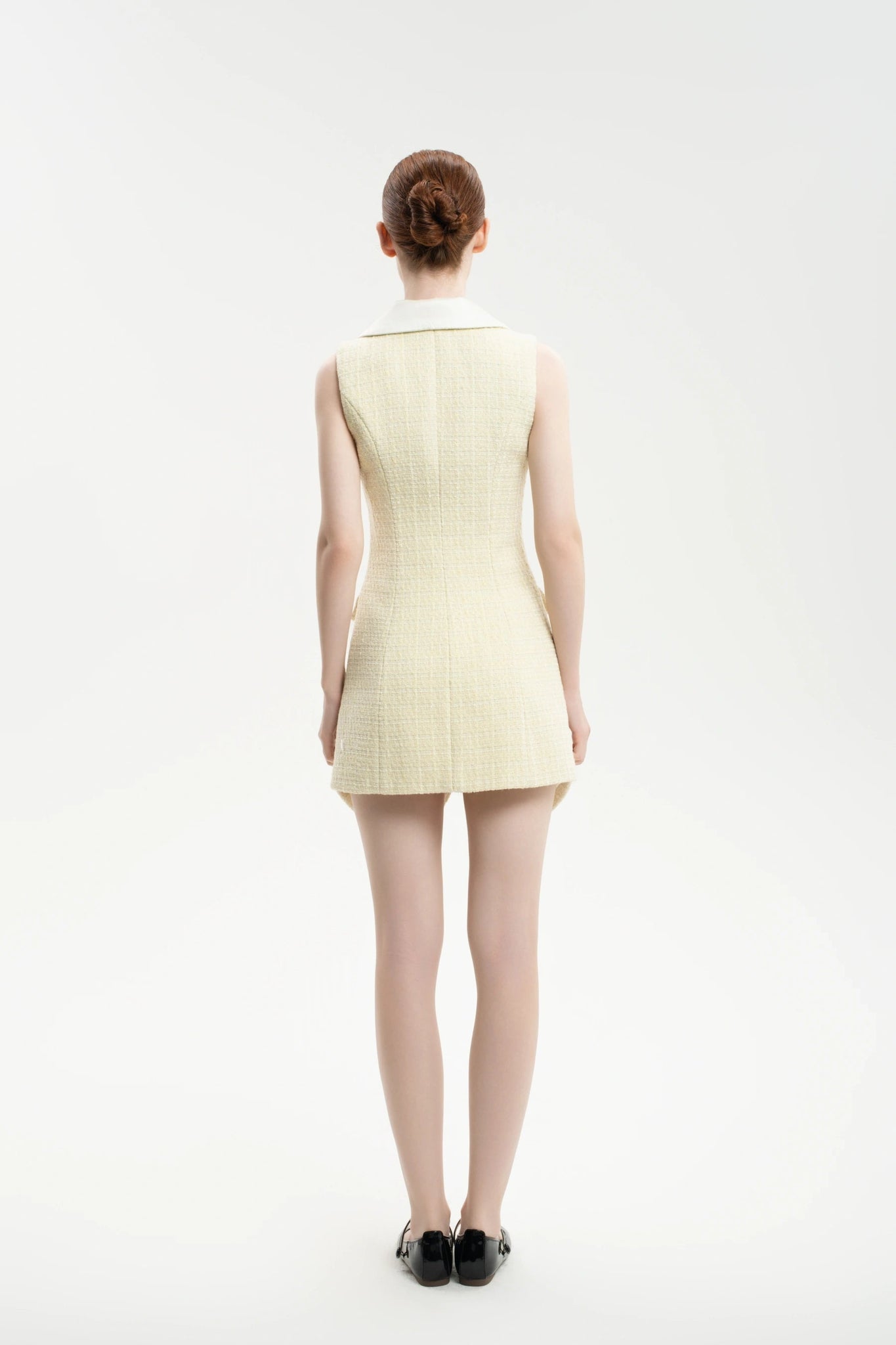 Chic Sleeveless Wool Blend Vest