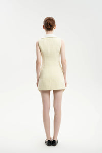 Chic Sleeveless Wool Blend Vest