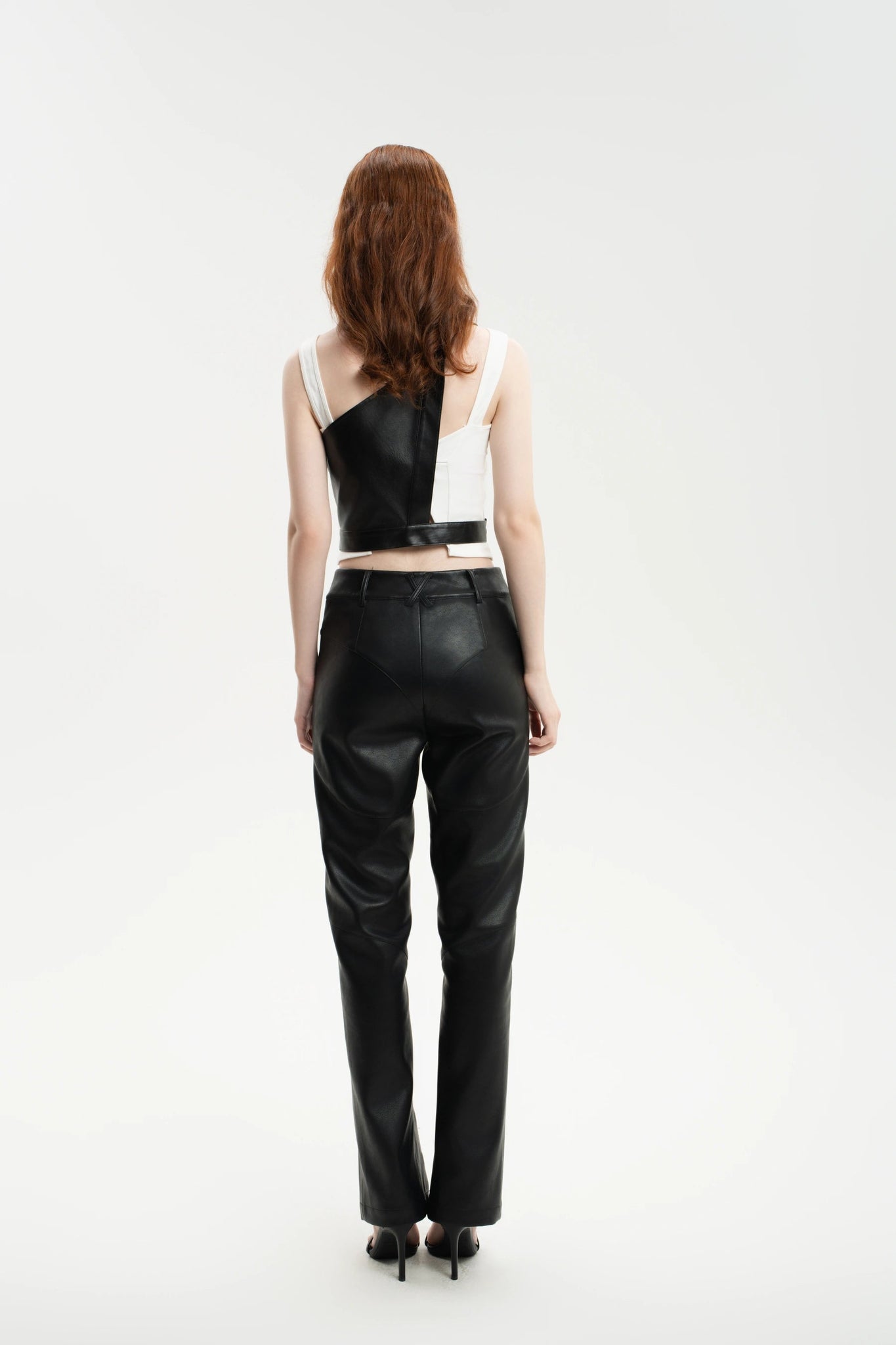 Urban Edge PU Patchwork Pants