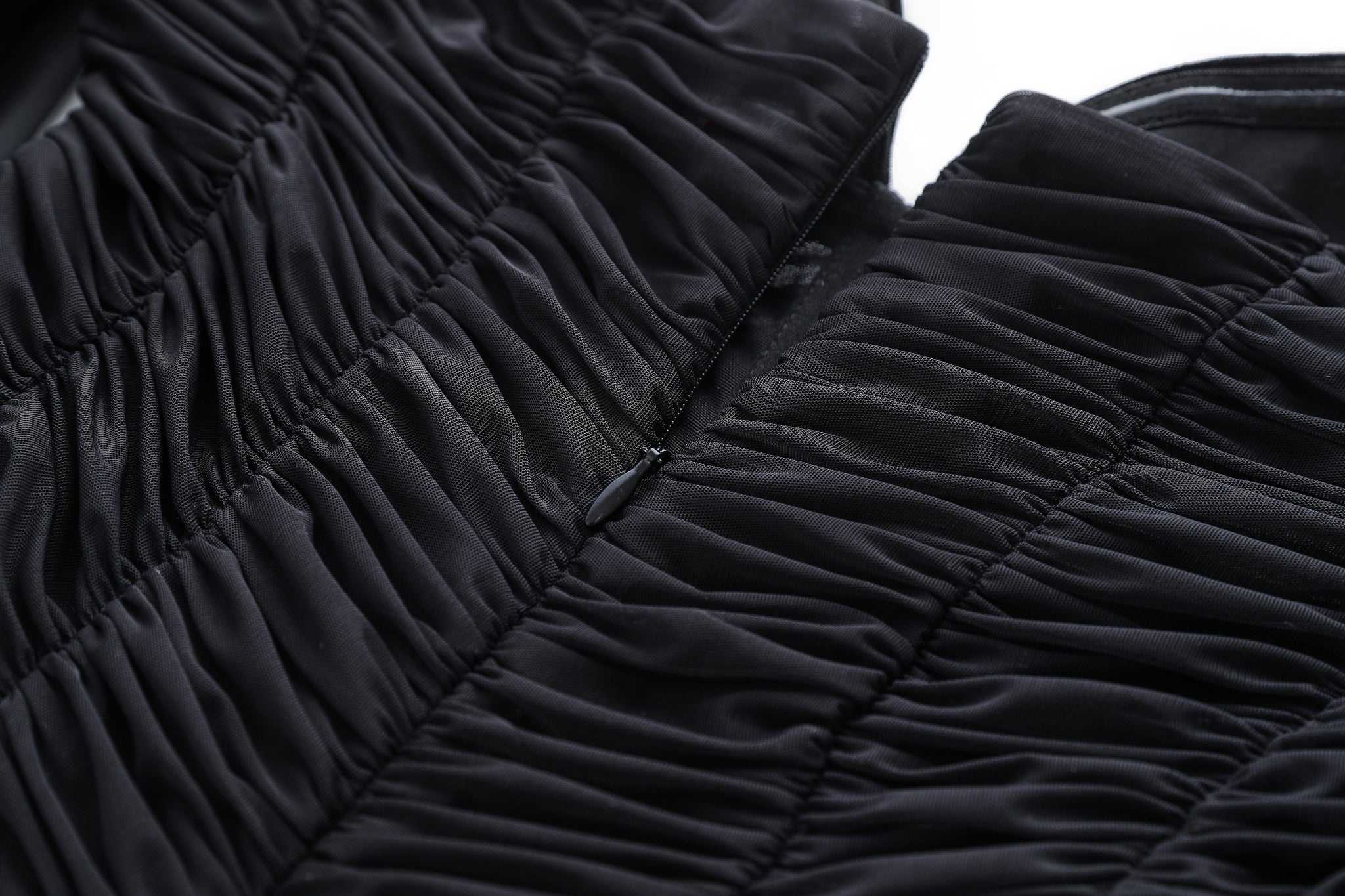 Asymmetric Velvet Dress