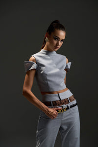Grey Structured Suit with Pants - Limited Capsule