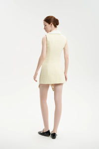 Chic Sleeveless Wool Blend Vest