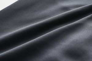 Black Hand-Sewn Slit Trousers