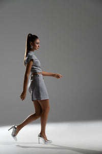 Grey Structured Convertible Dress – Limited Capsule